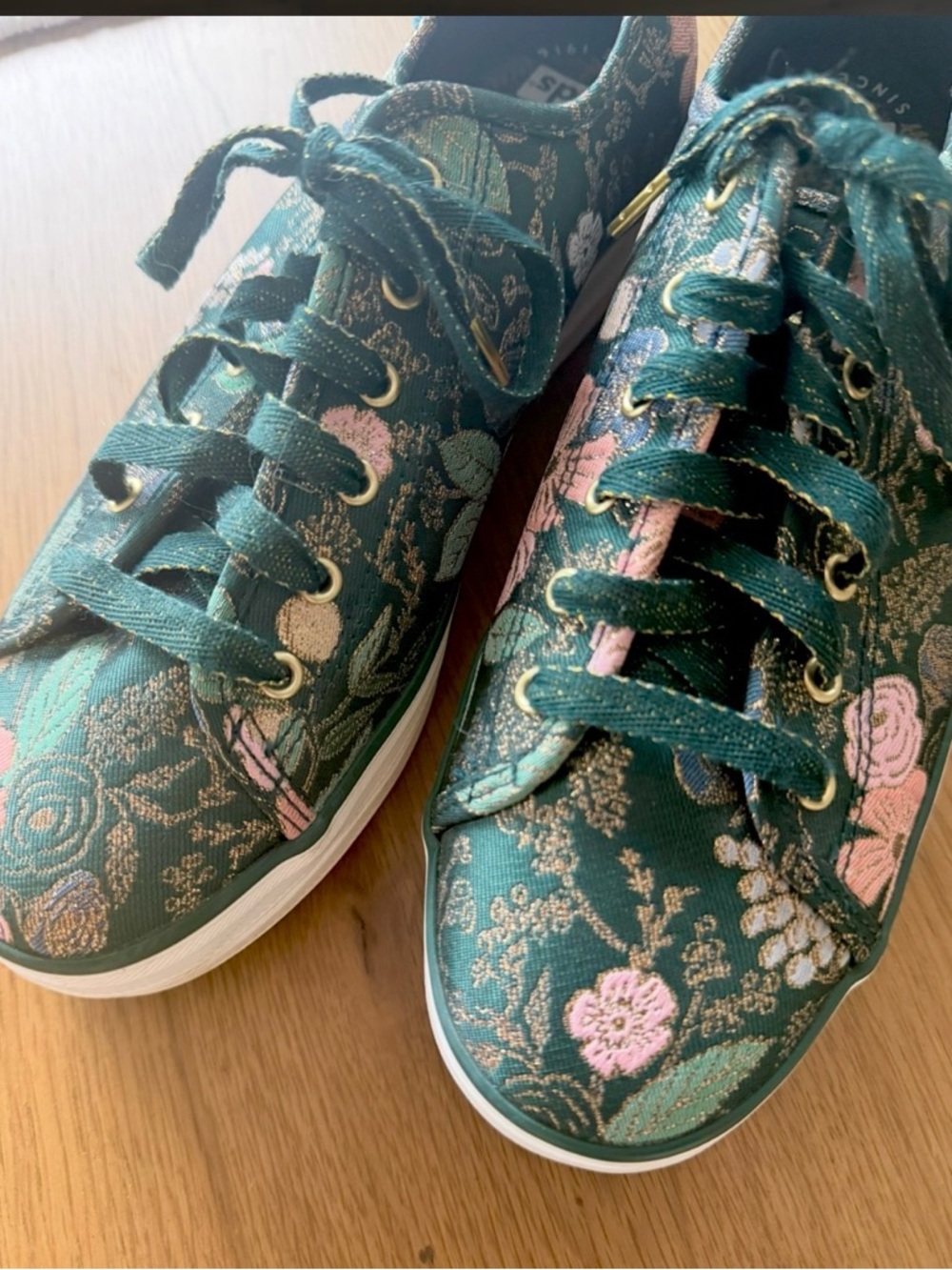 KEDS Rifle Paper Co Brand New Floral Sneakers size 7.5 - Picture 4 of 4